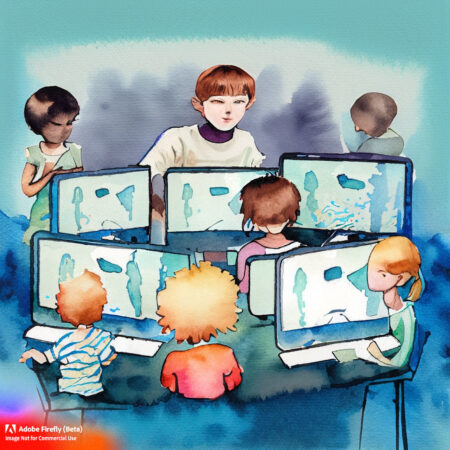 Il rischio invisibile dell’AI nel futuro dei nostri figli bambini schermi
