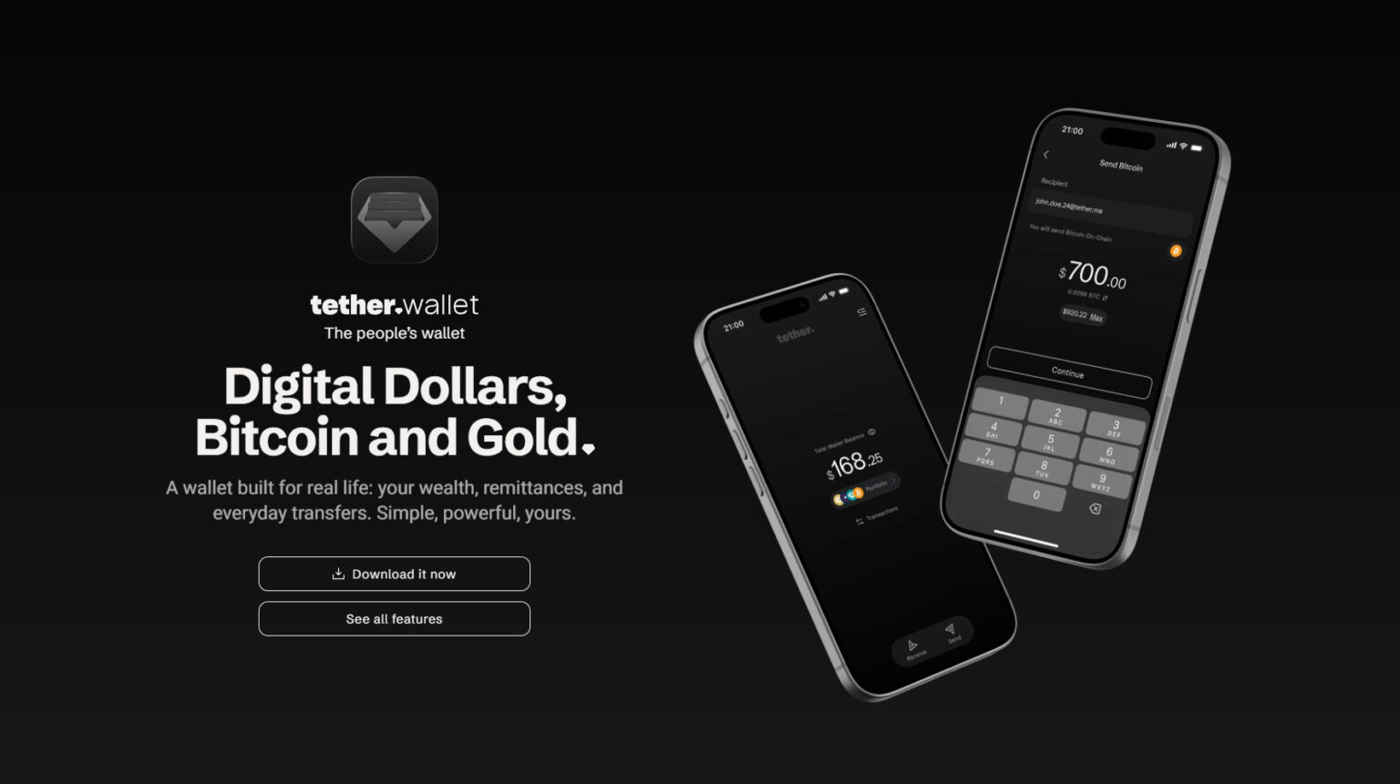 Tether lancia tether.wallet e punta alla finanza di massa: così il colosso di USDT vuole portare Bitcoin, oro e dollari digitali a miliardi di utenti